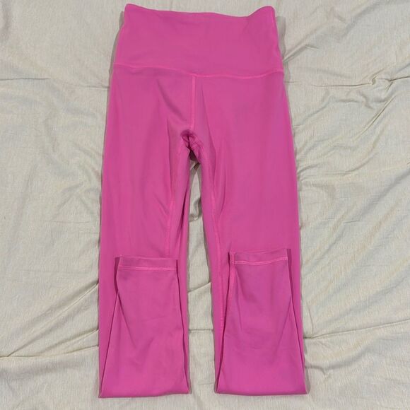 Victoria’s Secret High-Waist Bright Pink Leggings • Size 2 • EUC - Picture 1 of 3